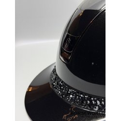 Samshield 2.0 Miss Shield Ridehjelm Glossy Glacier - Sort/ Black Crome 