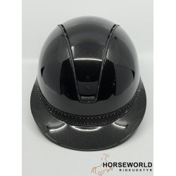 Samshield 2.0 Miss Shield Ridehjelm Glossy Tiara - Black/Matt Black