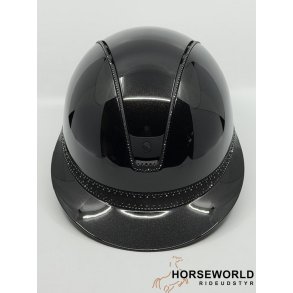 Samshield 2.0 Miss Shield Ridehjelm Glossy Tiara - Black/Matt Black