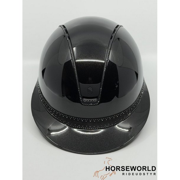 Samshield 2.0 Miss Shield Ridehjelm Glossy Tiara - Black/Matt Black