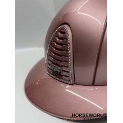 Kep Italia Cromo 2.0 Ridehjelm Polo Visor Diamond Crystal - Pink/Crystal Logo