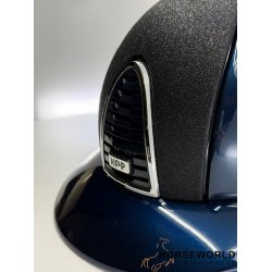 Kep Italia Cromo 2.0 Ridehjelm Polo Visor Shine Insert Star - Bl�/S�lv