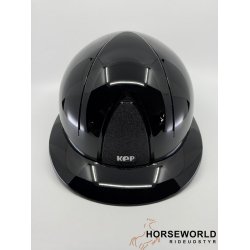 Kep Italia Smart Nova Metal Polish Black Star, Polo Visor, Beige Strap - Sort/Beige