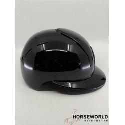 Kep Italia Smart Nova Metal Polish Black Star, Polo Visor, Beige Strap - Sort/Beige