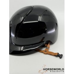 Kep Italia Smart Nova Metal Polish Black Star, Polo Visor, Beige Strap - Sort/Beige