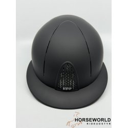 Kep Italia Smart Ridehjelm Polo Visor Textile - Sort/Sort			