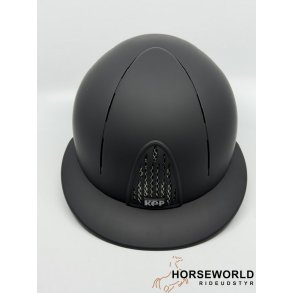 Kep Italia Smart Ridehjelm Polo Visor Textile - Sort/Sort			