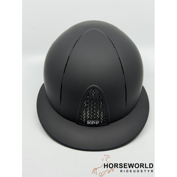Kep Italia Smart Ridehjelm Polo Visor Textile - Sort/Sort			