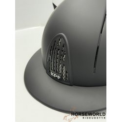 Kep Italia Smart Ridehjelm Polo Visor Textile - Sort/Sort			