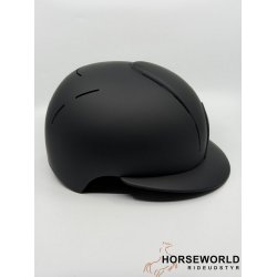 Kep Italia Smart Ridehjelm Polo Visor Textile - Sort/Sort			