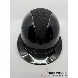 Samshield 2.0 Miss Shield Ridehjelm Glossy Cherry Blossom - Sort/Black Chrom