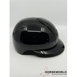 Kep Italia Smart Nova Metal Polish Black, Silver Star, Polo Visor, Beige Strap - Sort/Beige