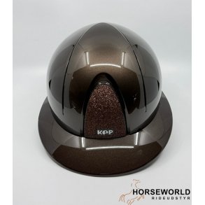 Kep Italia Smart Nova Metal Polish Brown, Star, Polo Visor, Beige Strap - Brun/Brun