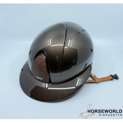 Kep Italia Smart Nova Metal Polish Brown, Star, Polo Visor, Beige Strap - Brun/Beige