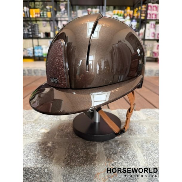 Kep Italia Smart Nova Metal Polish Brown, Star, Polo Visor, Beige Strap - Brun/Beige