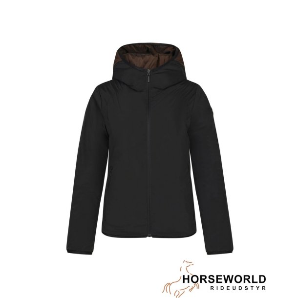 Trolle Projects Hot Thermo Vendbar Light Down Jakke - Sort/Terra Brown 