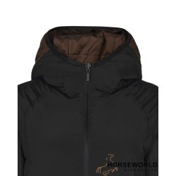 Trolle Projects Hot Thermo Vendbar Light Down Jakke - Sort/Terra Brown 