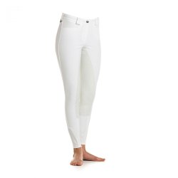 Kelly Ridebukser Full Skind - Hvid