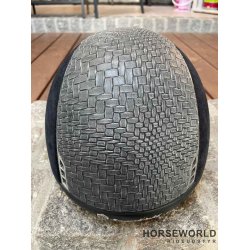 Samshield Ridehjelm Alcantara Braid Leather - Bl/5 Crystal Swarovski Chrome