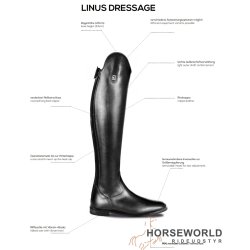 Cavallo Linus Dressage Ridestvler - Sort