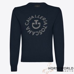 CT Orbit Cashmere Crew Neck Junior - Navy