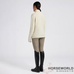 CT Lambswool Oversized Turtleneck Sweater - Creme