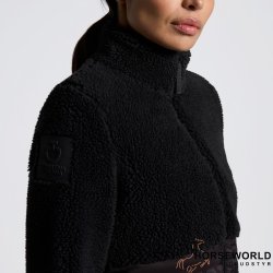 CT Teddy Bear Fleece+Nylon Zip Up Jakke - Black