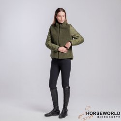 CT Teddy Bear Fleece+Nylon Zip Up Jakke - Winter Moss