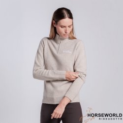 CT Uld Half Zip high-neck Sweater - Rainy Day
