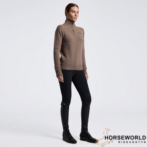 CT Uld Half Zip High-neck Sweater - Espresso