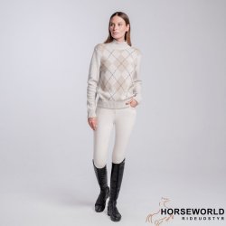 CT Pure Wool High-Neck Sweater - Rombi/Rainy Day