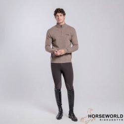 CT Uld Half Zip high-neck Sweater Unisex - Espresso