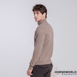 CT Uld Half Zip high-neck Sweater Unisex - Espresso