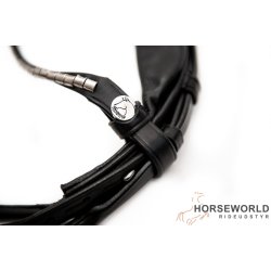Finesse Bridles Hannoveransk Trense - Sort/Sort/Slv