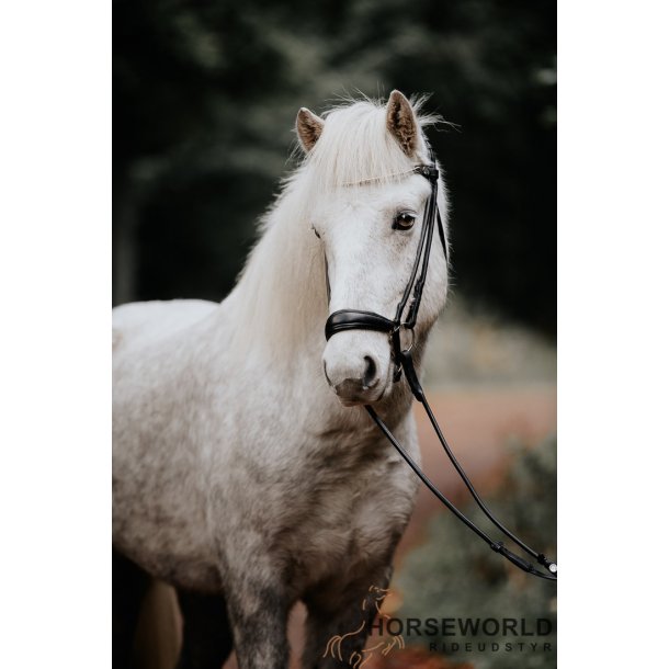 Finesse Bridles Hannoveransk Trense - Sort/Sort/Slv