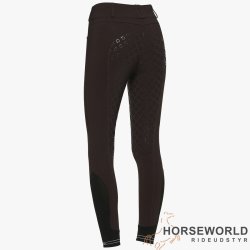 CT High Waist Full Grip Ridebukser - Mrkebrun