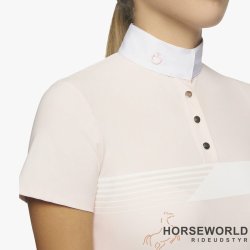 CT Racing Stripe Print Junior Stvne Polo - Lyserd