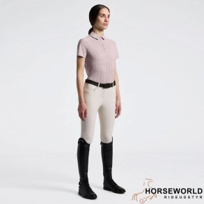 CT Jacquard Jersey W/Insert S/S Training Polo - Violet Ice