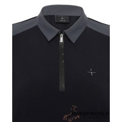 Trolle Projects Tech Piquet Polo T-Shirt - Sort/Gr