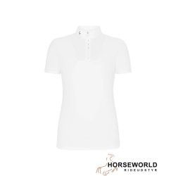 Trolle Center Line Mesh Competition Polo - Hvid