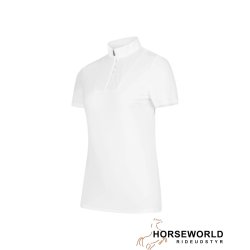 Trolle Center Line Mesh Competition Polo - Hvid