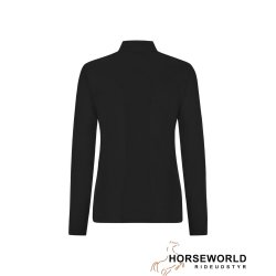 Trolle Projects New Center Line Competiton Mesh Polo Long Sleeve - Sort