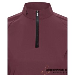 Trolle Projects Aero Polo Balance L/S - Bordeaux