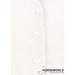 H�ST Pernille Short Cardigan - White Alyssum