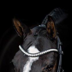 SD Design Mystery Pandebnd m. Sten - Sort/Slv