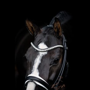 SD Design Mystery Pandebnd m. Sten - Sort/Slv