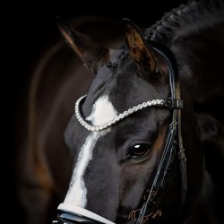 SD Design L nique Pandebnd m. Sten - Sort/Slv