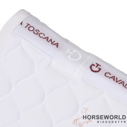 CT Circular Quilted Dressur Underlag - Hvid