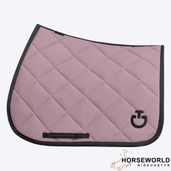 CT Diamond Quilted Dressur Underlag - Grape Shake/Black 