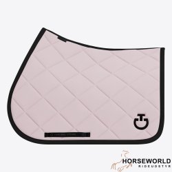 CT Diamond Quilted Jersey Spring Underlag - Violet Ice/Black